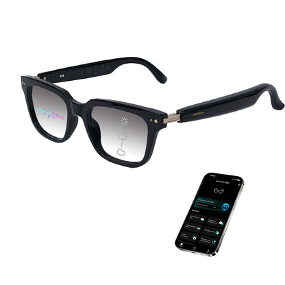 Audio Translation Glasses with Listed 160-Language Translation, GPT Chat, Music and Calls, Photochromic, Color-Changing and Anti-Blue Light Lens Options