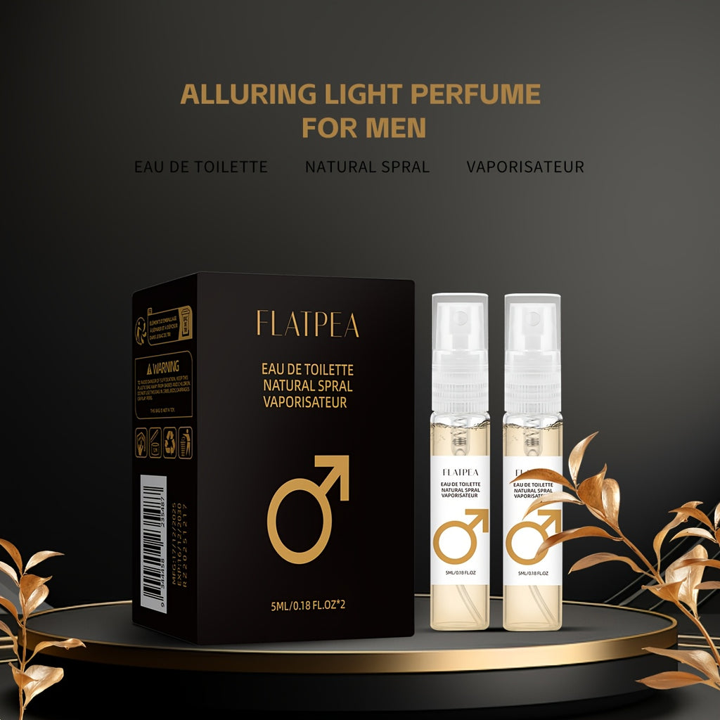Woody Citrus Men's Cologne with Listed Lemon Notes, Two-Piece Box and Male Standard Black Option for Everyday Grooming, Date Nights and Fragrance Gifts