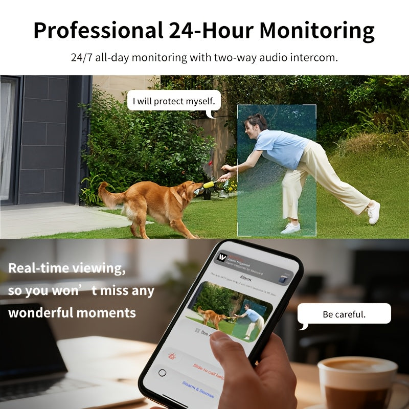 Indoor Window Security Camera with Listed 6MP Imaging, 2.4GHz and 5GHz WiFi, Full-Color Night Vision and Motion or Human Detection, One- or Two-Piece Options