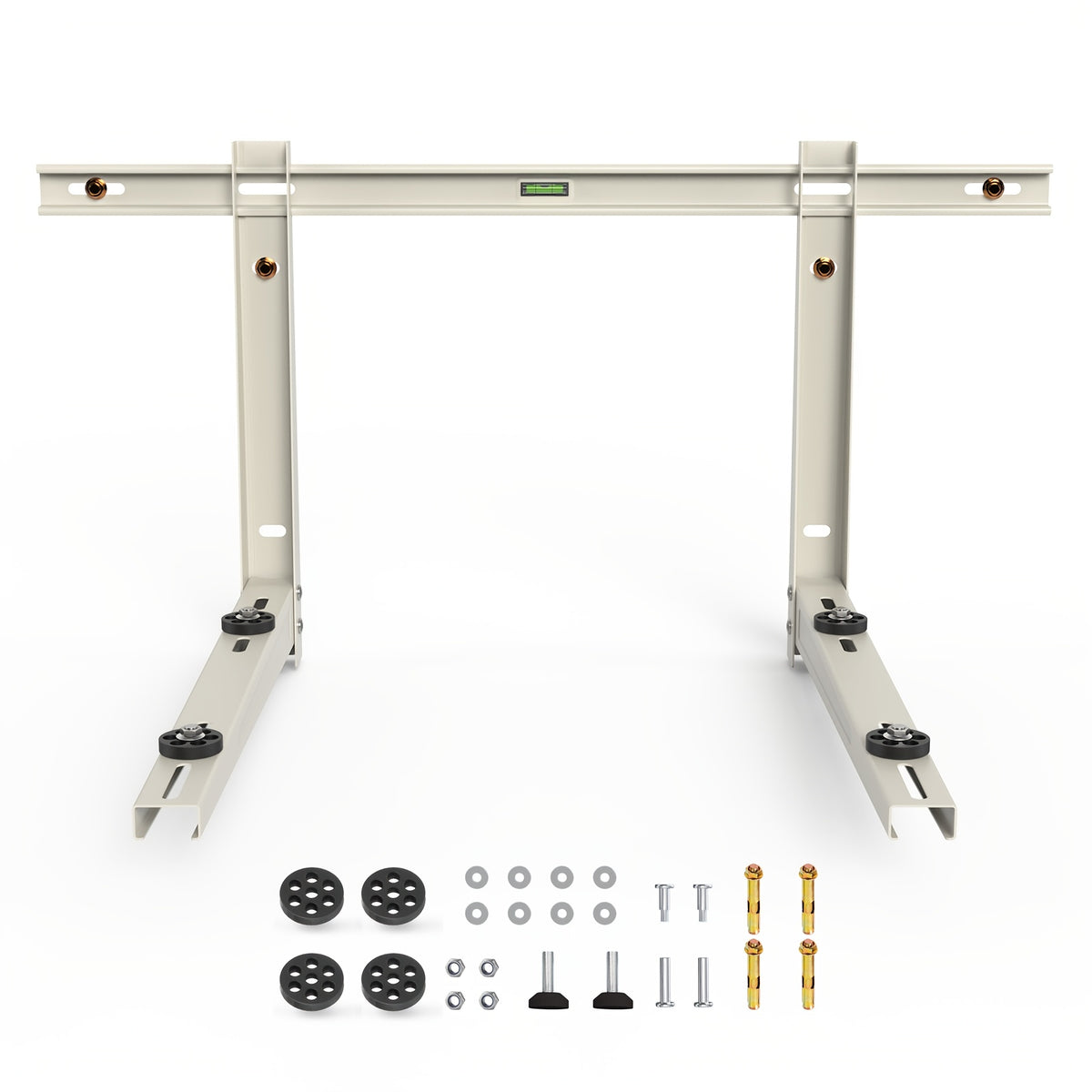 Ductless AC Wall Mount Support Bracket with Listed 9000–36000 BTU Compatibility Wording for Outdoor Mini Split and Heat Pump Installation Planning, Verify Fit and Load