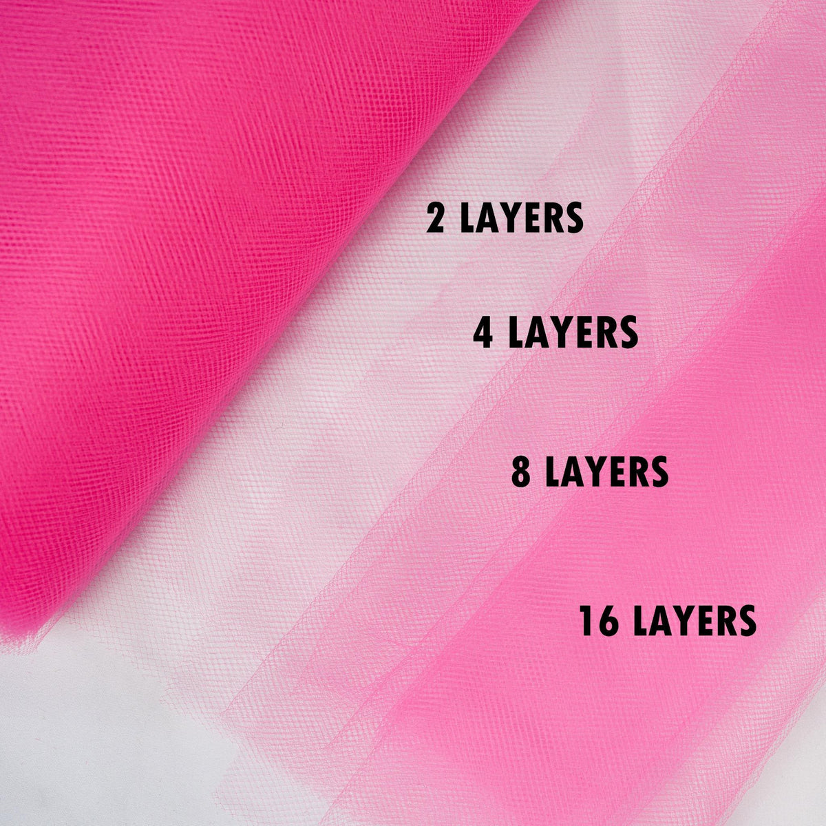 Tulle Fabric Roll with Listed 54-Inch Width and 40-Yard Length, Eighteen Color Options for DIY Tutu Skirts, Wedding Decorations and Creative Craft Projects