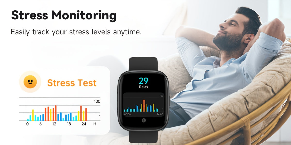 1.83 Inch HD Smart Watch for Men and Women, Wireless Calling Smartwatch with Built-in Alexa, Fitness Activity & Sleep Tracker, 100+ Sport Modes, Multiple Watch Faces, for iPhone Android