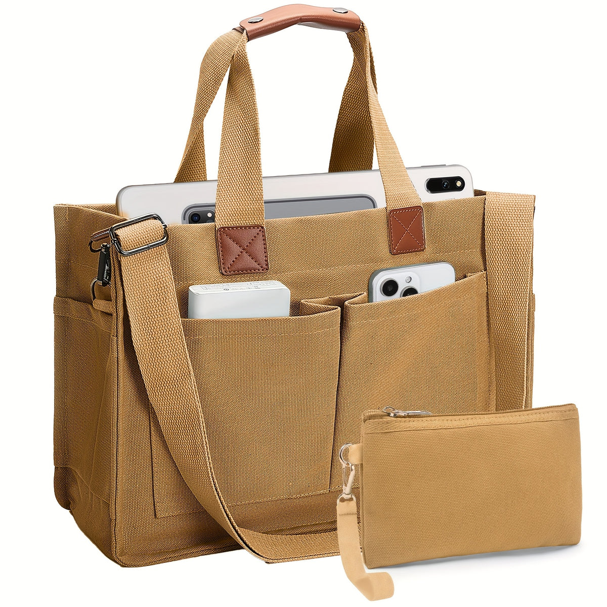Everyday Tote Bag for Women in Six Colors, Small, Large and Large Set Options, Daily Carry Handbag for Errands, Shopping and Casual Outings