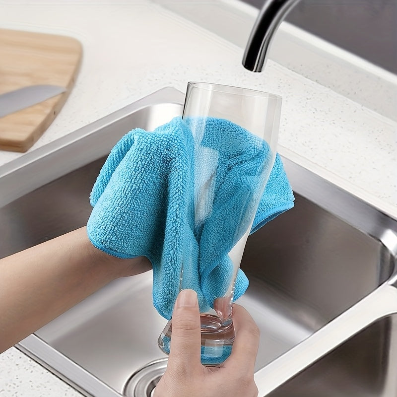 Ultra-Fine Fiber Cleaning Cloths in Random Colors, 10, 20 or 40-Piece Packs for Household Dusting and Compatible Kitchen, Window, Car and RV Wiping Tasks