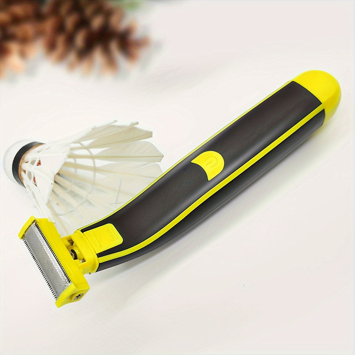 T-Blade Body Trimmer with USB Rechargeable 600mAh Battery for Men's and Women's Grooming, Yellow or Upgraded Version with Four Guide Combs