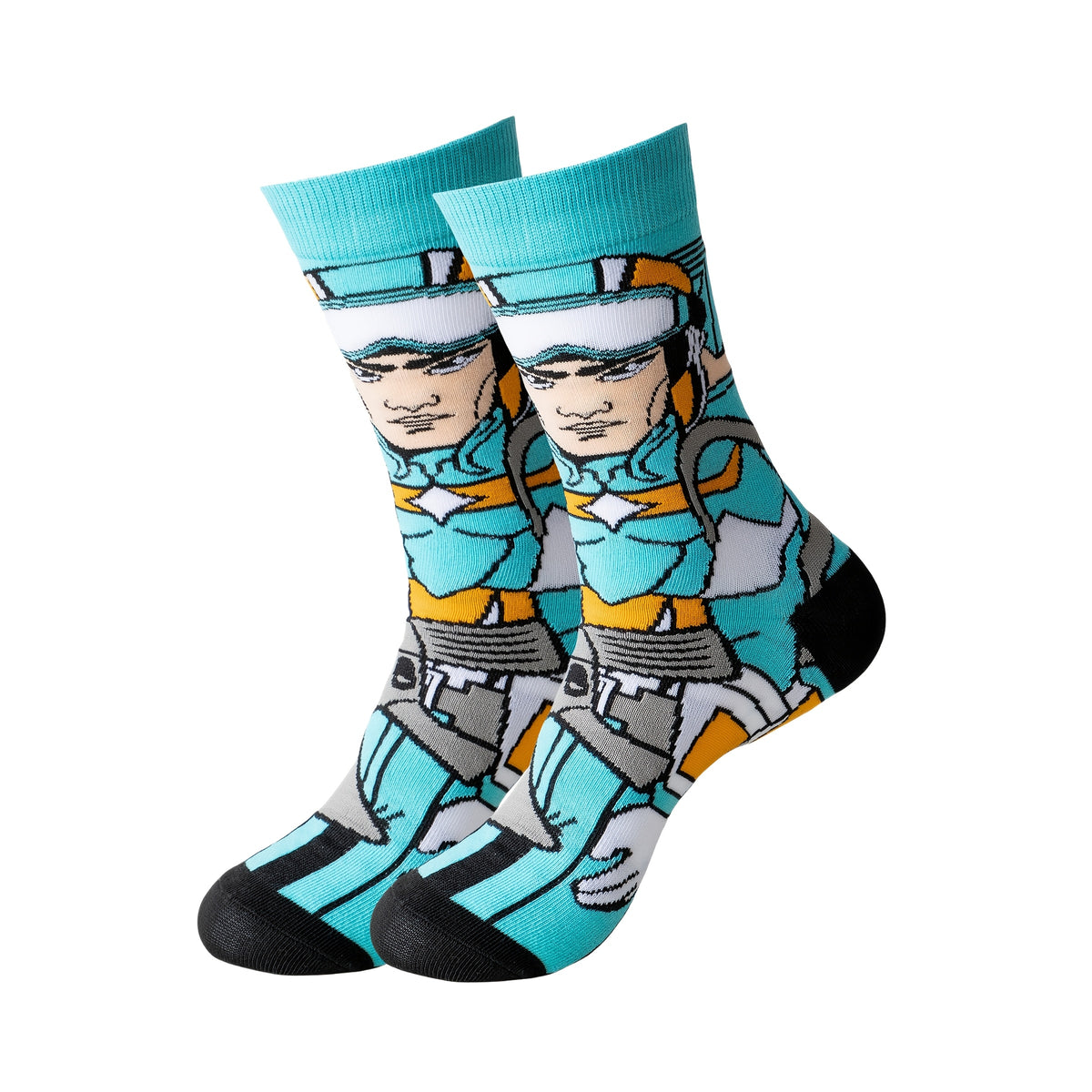 Cartoon Knitted Sock Multipacks, One-Size Casual Mid-Tube Socks with 5, 10, 12 or 22-Pair Random Color Labels and a 10-Pair Color A1 Option for Men and Women