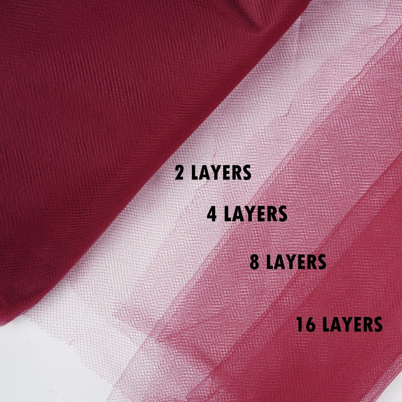 Tulle Fabric Roll with Listed 54-Inch Width and 40-Yard Length, Eighteen Color Options for DIY Tutu Skirts, Wedding Decorations and Creative Craft Projects