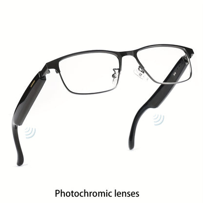 Audio Translation Glasses with Listed 160-Language Translation, GPT Chat, Music and Calls, Photochromic, Color-Changing and Anti-Blue Light Lens Options