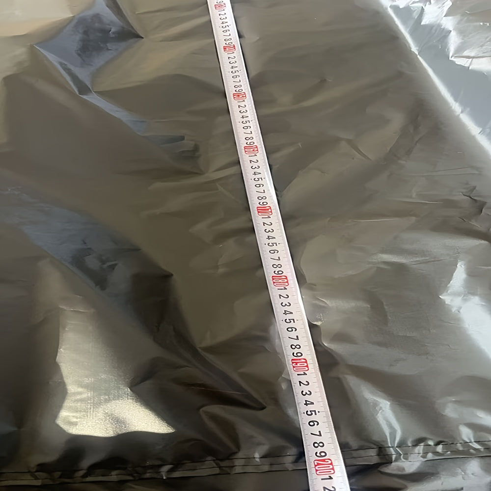 SUV Car Cover with Four Reflective Strips and Elastic Hem, Black Listed Six-Layer 190T Polyester Vehicle Cover in XL or XXL for Parked Storage