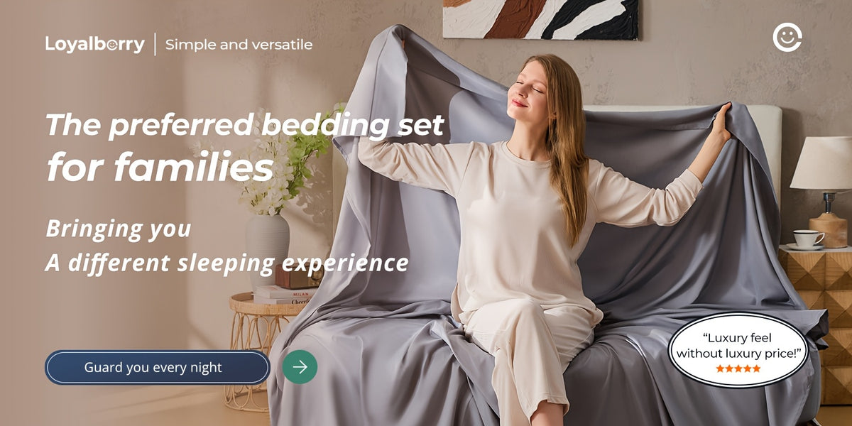 Four-Piece Cooling Sheet Set with Listed Extra Deep Pockets, Soft Wrinkle-Resistant Bedding in Twin, Full, Queen, King and California King Size Options