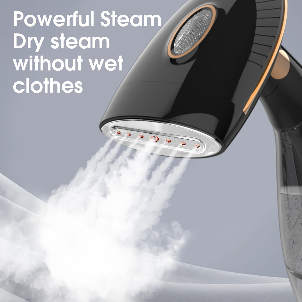 Clothes Steamer by PANCERKA, 1500W Handheld Garment Steamer with Continuous Steam and Quick Heating for Home and Travel Clothing Care, US Plug