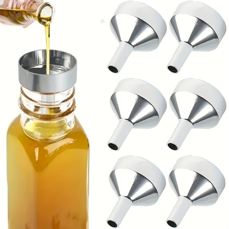 Mini Perfume Funnel in Aluminum Alloy, Small Bottle Refilling Tool with 1, 2 or 4 Piece Options in Silvery, Golden or Black for Fragrance Vials and Atomizers