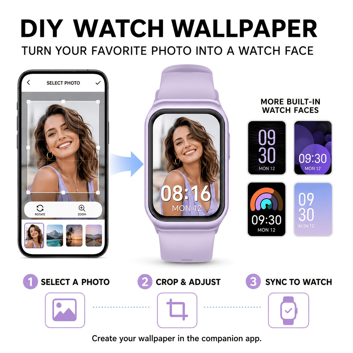 Touchscreen Fitness Smartwatch for Men and Women, 1.45-Inch HD Display with Wireless Calling, Message Notifications, Sports Modes, Stopwatch and Calendar