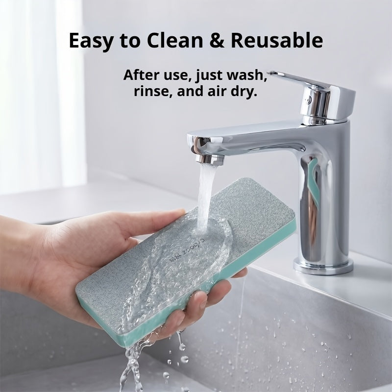 Limescale Cleaning Brush by Zooysd, Water Stain Eraser Scrubber in One, Two or Three Pack Options for Compatible Bathroom Tile, Shower Glass and Sink Surfaces