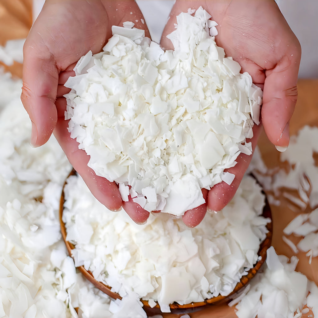 White Beeswax by BlingFun for Candle Making, 2LB 32OZ Granular Wax Supply for Compatible Scented Candle Projects, Decorative Crafts and Handmade Gift Planning
