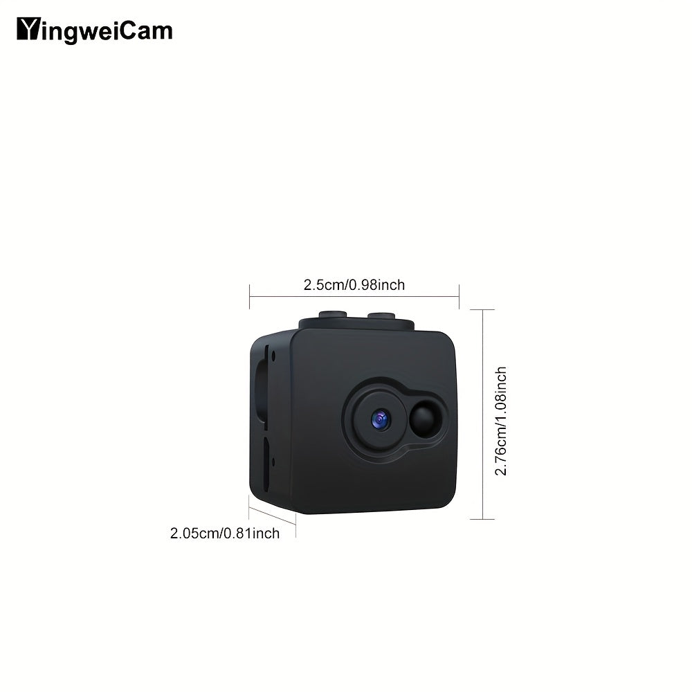 Mini Indoor Security Camera Q7 with Listed 720P Video, Night Vision, Motion Detection and USB Power, One-Piece Plus 32G Option for No-WiFi Home Monitoring