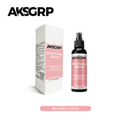 Fabric Stiffener Spray by AKSGRP, Listed Water-Based Formula in 30ml, 50ml or 120ml Pink Bottles for Compatible Hat Shaping, Bags and DIY Textile Craft Projects