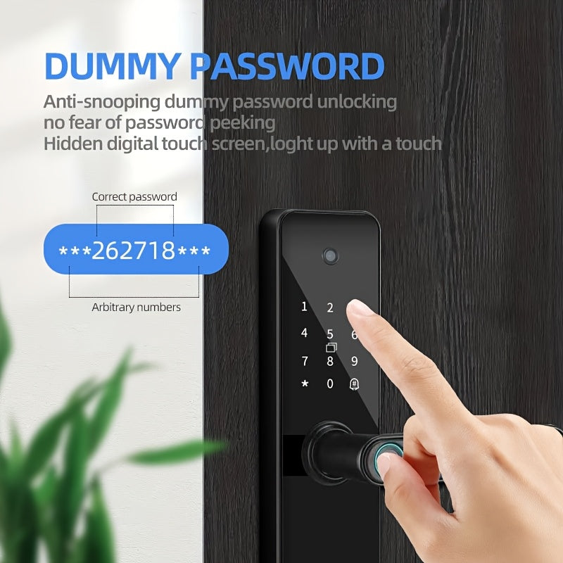 Fingerprint Door Lock with Wide-Angle Camera & Keypad, Biometric Keyless Entry Lock, WiFi Smart Lock with App, for Homes, Rentals, Offices & Hotels, Multiple Models