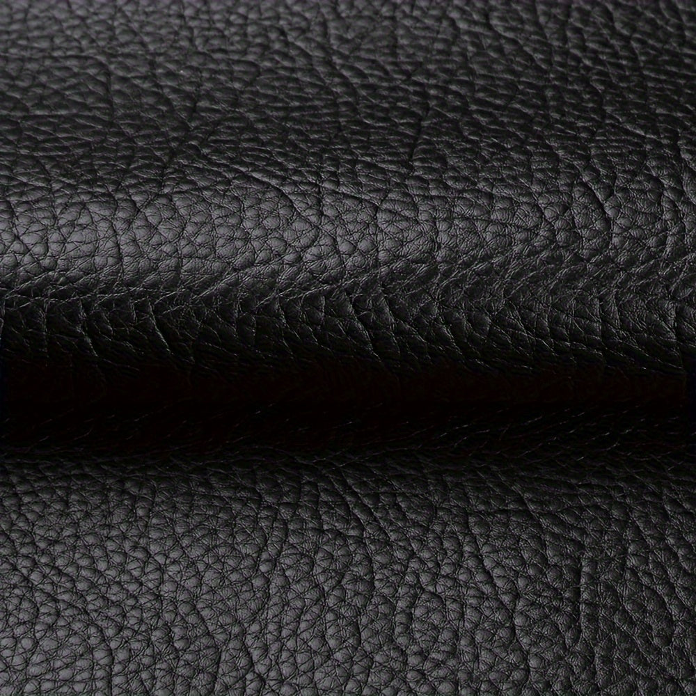 Faux Leather Upholstery Fabric 2 Yards with Backing, Listed 54-Inch Width and 0.7 mm Thickness, Leather-Textured Material in Multiple Colors for DIY Sewing