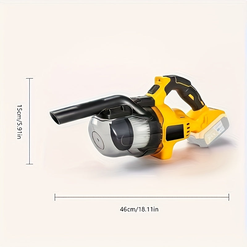 Battery-Not-Included Handheld Vacuum Cleaner Compatible with DeWalt 20V Batteries, Cordless Portable Cleaner with Listed Washable HEPA Filter for Home and Car