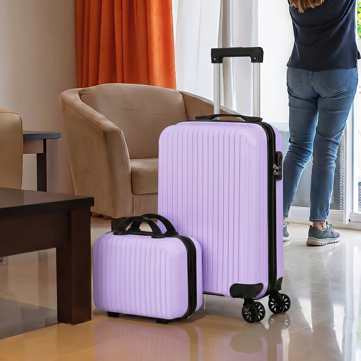 Two-Piece Travel Luggage with Hardside Spinner Suitcase References, Eight Variant Choices and Selected 20-Inch Case Plus Backpack Options for Trip Packing