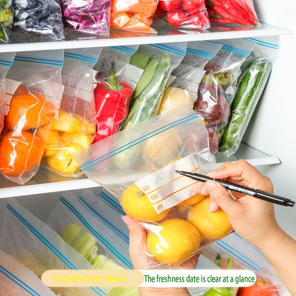 Reusable Storage Bags 85-Pack in Three Sizes with Double-Layer Seal Design, Resealable Pouches for Organizing Compatible Dry Goods and Small Travel Items