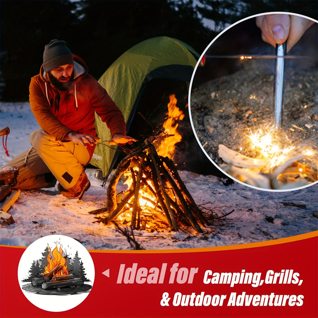 Campfire Fire Starters for Charcoal Grills, Fire Pits and Wood Stoves, Natural Firelighter Packs with 24, 60 Get 72 or 144-Piece Selection Options