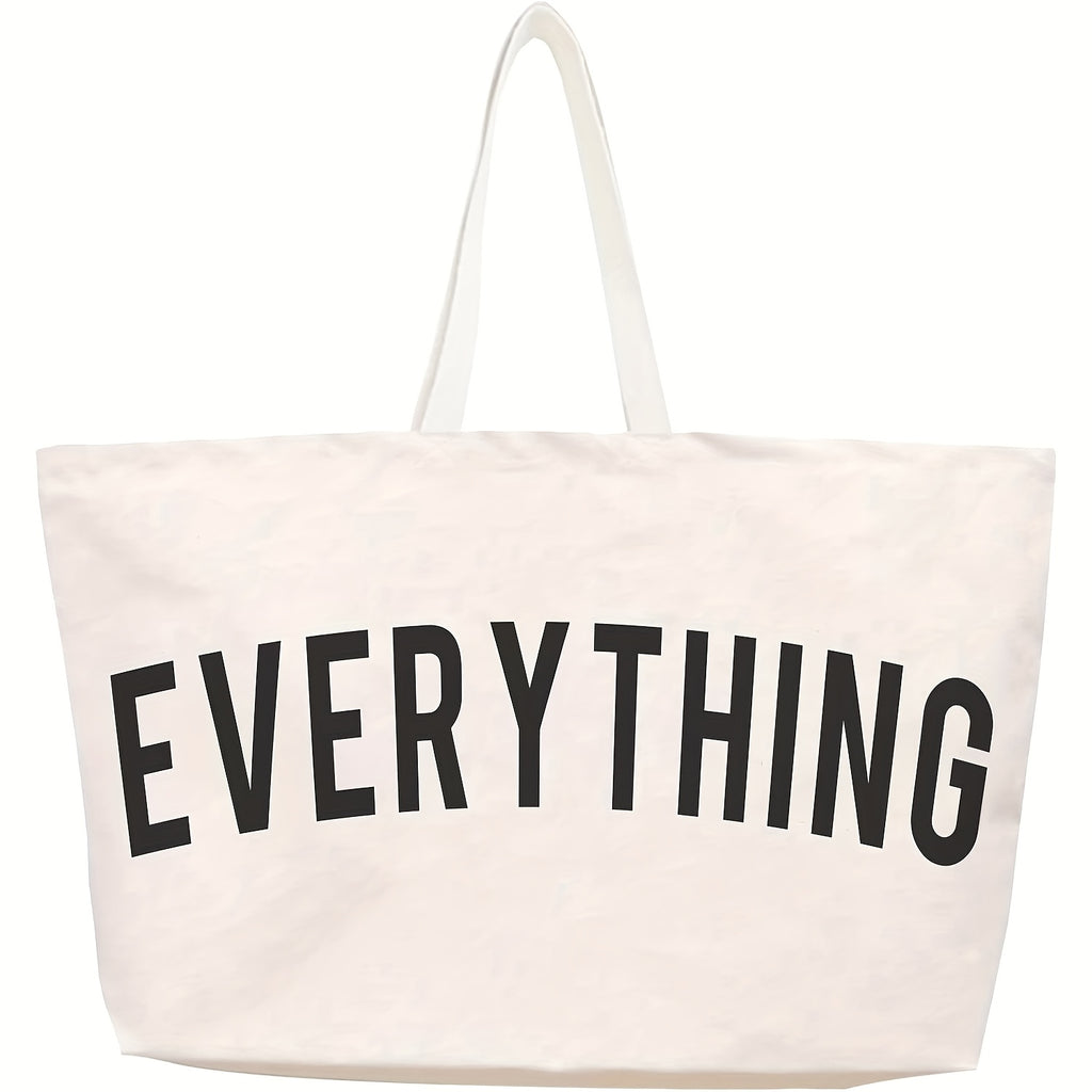 Foldable Canvas Tote Bag with Open-Top Design, Large-Capacity Solid-Color Handbag in Twelve Listed Options for Shopping, Commuting and Student Essentials