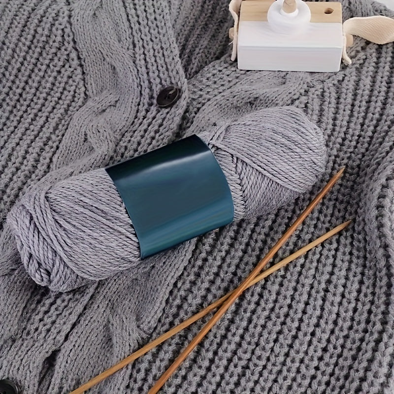 Alpaca Blend Knitting Yarn, Five-Piece Set with Listed 95% Alpaca and 5% Acrylic, 3.53 oz per Piece for 4–5 mm Needles and Handmade Scarves, Hats or Sweaters