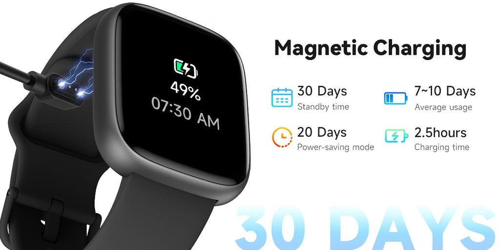 1.83 Inch HD Smart Watch for Men and Women, Wireless Calling Smartwatch with Built-in Alexa, Fitness Activity & Sleep Tracker, 100+ Sport Modes, Multiple Watch Faces, for iPhone Android