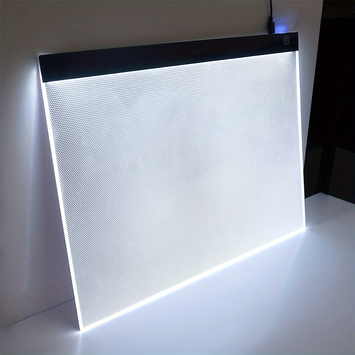Diamond Painting LED Light Pad with Three Brightness Levels, A2-Labeled 5W Acrylic Tracing Board, Listed 40 x 60 x 0.42cm Size and USB Cable for Art Projects