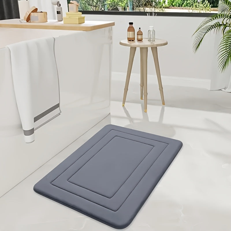 Memory Foam Kitchen and Bath Mat, Single Indoor Standing Rug in 40 x 60cm or 50 x 80cm Sizes with Six Color Options for Bathroom, Sink and Laundry Areas