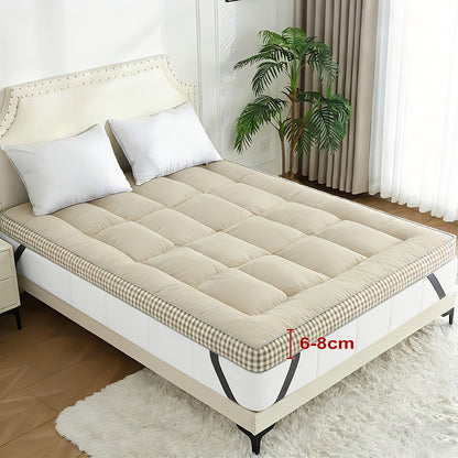 Filled Mattress Topper with Mesh Structure and Listed 1200 GSM, Twin, Full, Queen or King Bedding Layer with Standard, Upgraded and Random Color Options