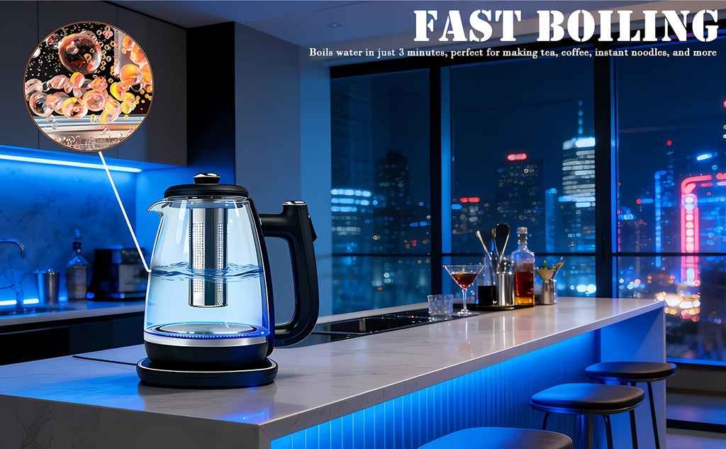 Fast Heating Electric Kettle 1150W, Hot Water Boiler with Overheat Protection and Removable Stainless Steel Filter, Easy to Clean Kettle for Tea, Coffee and Daily Drinking Water