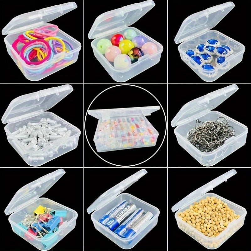 Bead Organizer Storage Box with Drawers and Stackable Plastic Design, Listed 60, 90, 120 or 180 Pocket Options Including Pink for Jewelry and Hair Accessory Sorting