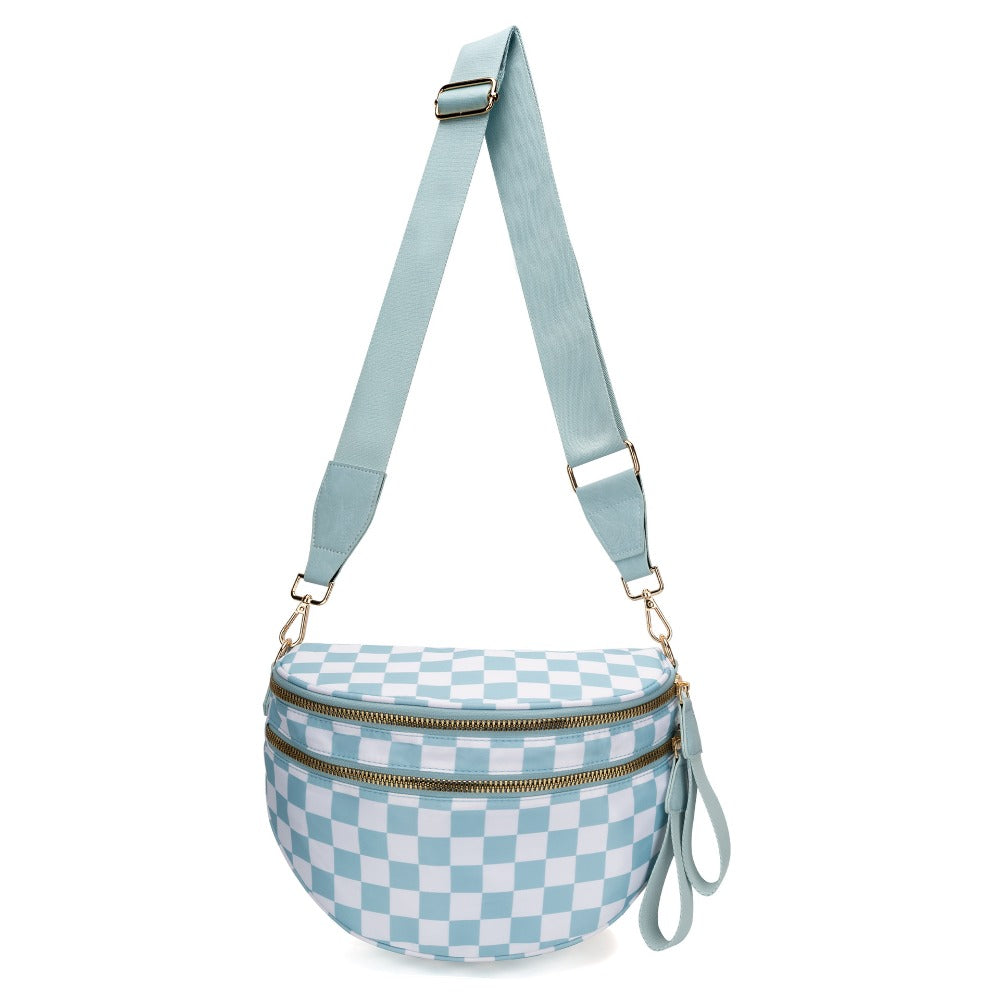 Soft Crossbody Bag for Women with Plaid, Check and Leopard Print Options, Shoulder and Handheld Carry Handbag in Thirteen Styles for Everyday Outings