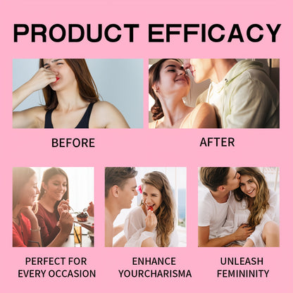 Roll-On Perfume for Women, 10ml Alcohol-Free Fragrance with Pear, Jasmine and Vanilla Notes, Floral Fruity Rollerball for Everyday Wear and Gifts