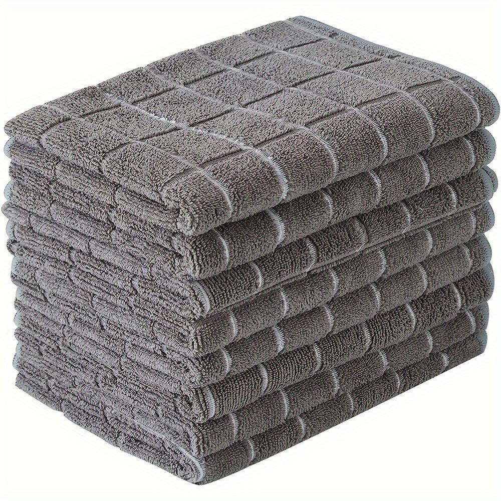 12 x 12 Inch Microfiber Cleaning Cloths, Soft Absorbent Reusable Cleaning Rags in 4 or 12-Piece Packs for Car Washing and Household Wiping
