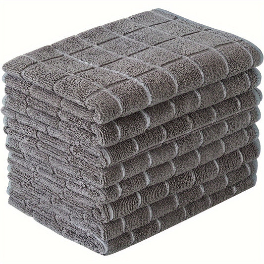 12 x 12 Inch Microfiber Cleaning Cloths, Soft Absorbent Reusable Cleaning Rags in 4 or 12-Piece Packs for Car Washing and Household Wiping