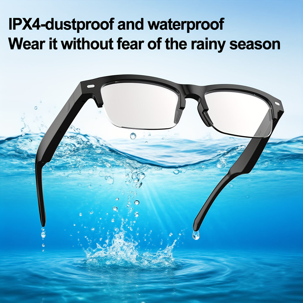 Magnetic Charging Translation Glasses for iOS and Android, Listed 160-Language AI Wearable with Microphone, Speaker and Voice Calls in Multiple Model Options