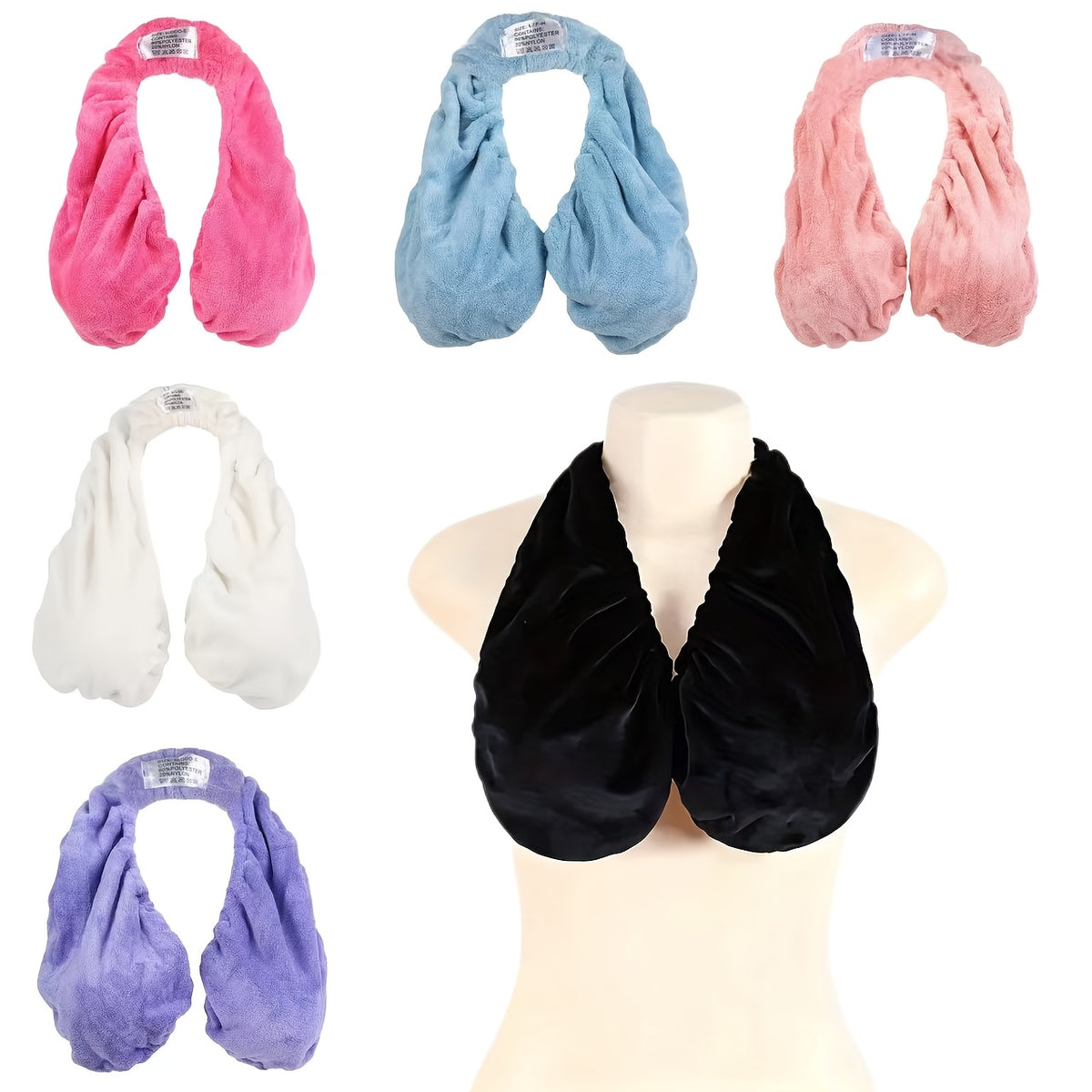 Double-Sided Plush Bath Towel with Listed Absorbent and Breathable Feel, Portable Towel for Beach, Sports and Everyday Indoor Use with Multiple Color Labels