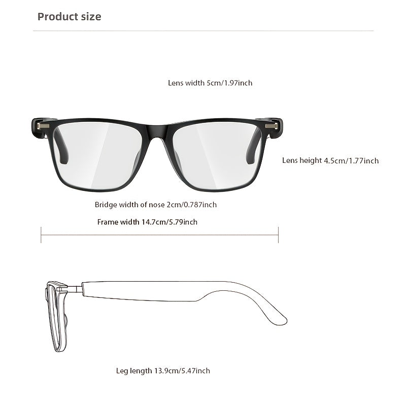 160 Language Translation Smart Glasses, AI Audio Glasses with ChatGPT, HD Calls & HiFi Music, Built-in Mic & Speaker, Photochromic Lenses, Real-Time Translator Eyewear for Travel, Meetings, Men & Women