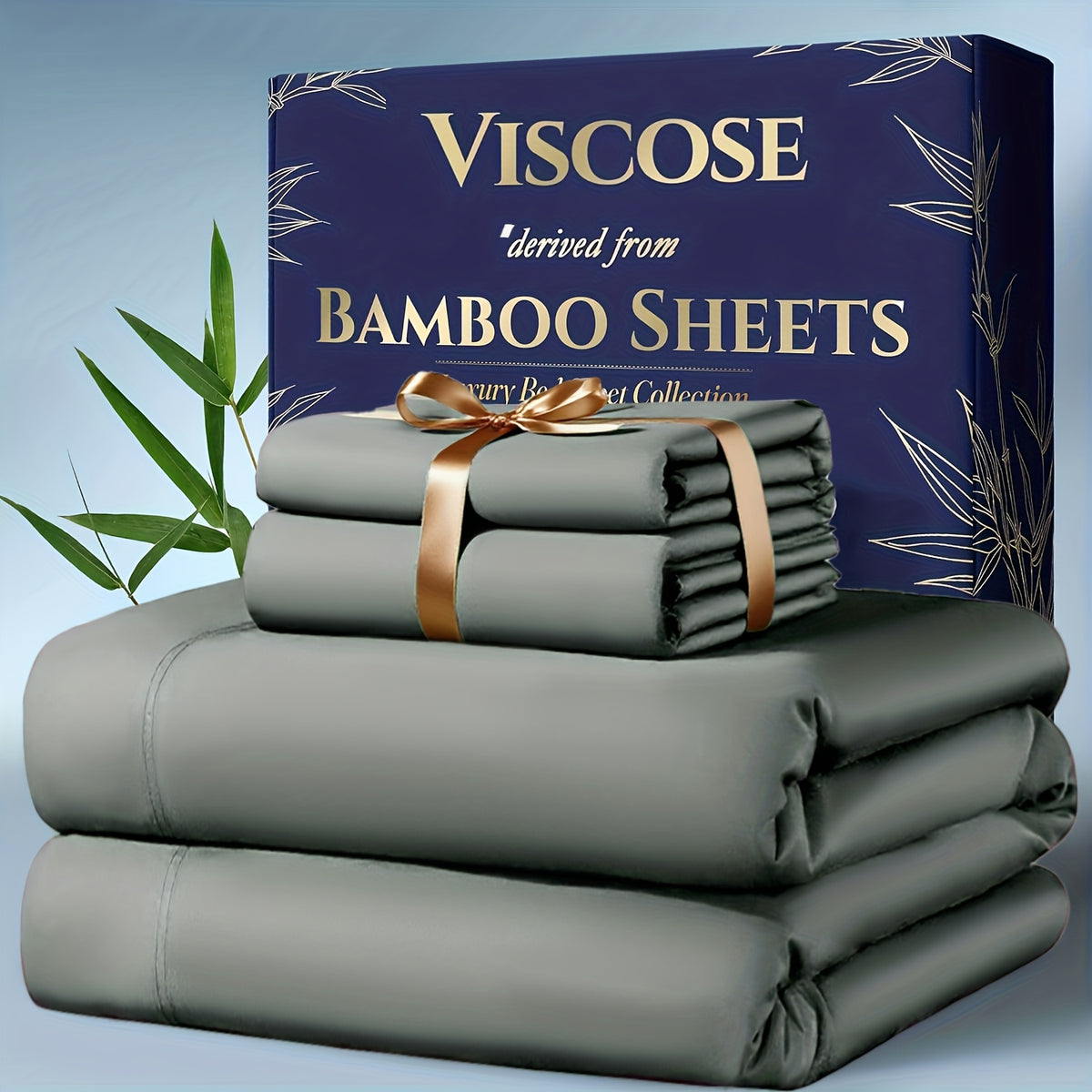Three or Four Piece Bedding Sheet Set with Listed Extra Deep Pockets, Twelve Color Options and Twin, Full, Queen or King Sizes for Bedrooms and Guest Rooms