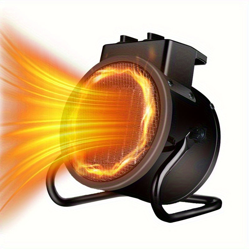 Portable PTC Ceramic Heater with Listed 1500W Heating and Overheat Protection, Black or Yellow Space Heater Options for Manufacturer-Approved Locations