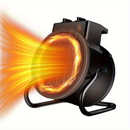 Portable PTC Ceramic Heater with Listed 1500W Heating and Overheat Protection, Black or Yellow Space Heater Options for Manufacturer-Approved Locations