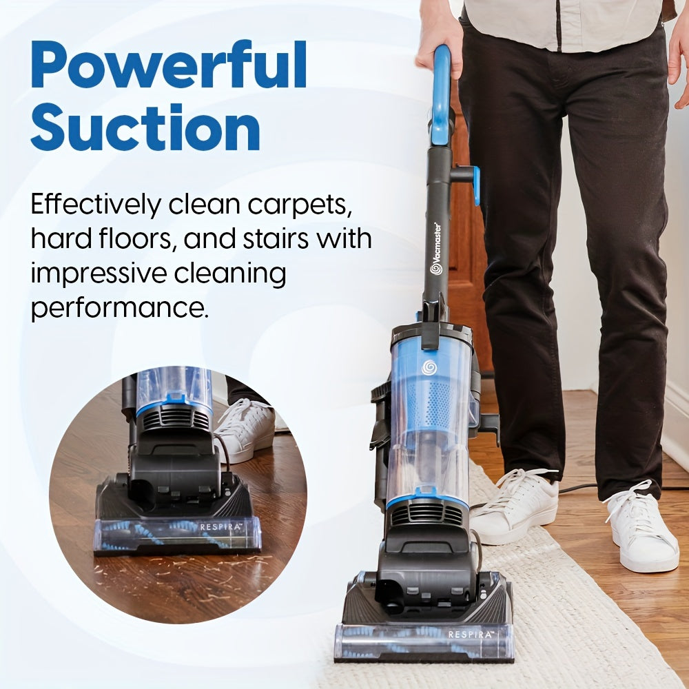 Bagless Upright Vacuum Cleaner UC0501 with Listed 1150W Power, 17-Foot Cord, Dust Cup and Filtration System for Compatible Carpet, Hard Floor and Pet Hair Cleanup