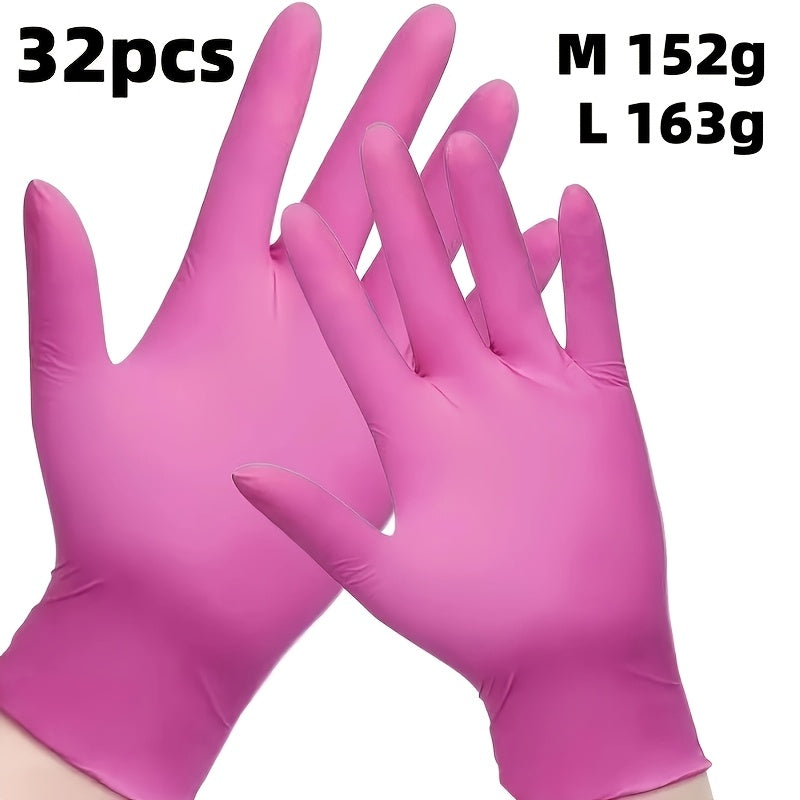 Household Cleaning Gloves with Listed 32-Piece Quantity and M Size Selection for Everyday Kitchen Cleanup, Bathroom Cleaning and Home Maintenance Tasks