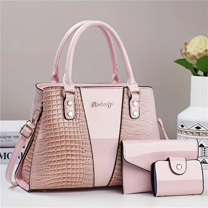 Women's Fashion Tote Bag for Fall and Winter, Large Everyday Handbag with Coffee Brown, Khaki, Yellowish-Brown and Golden Color Options