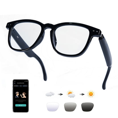 Conference Translation Glasses by OICIIDO with Listed 160-Language Recognition and Meeting Summaries, M02, KL and KO Model Options for Multilingual Discussions