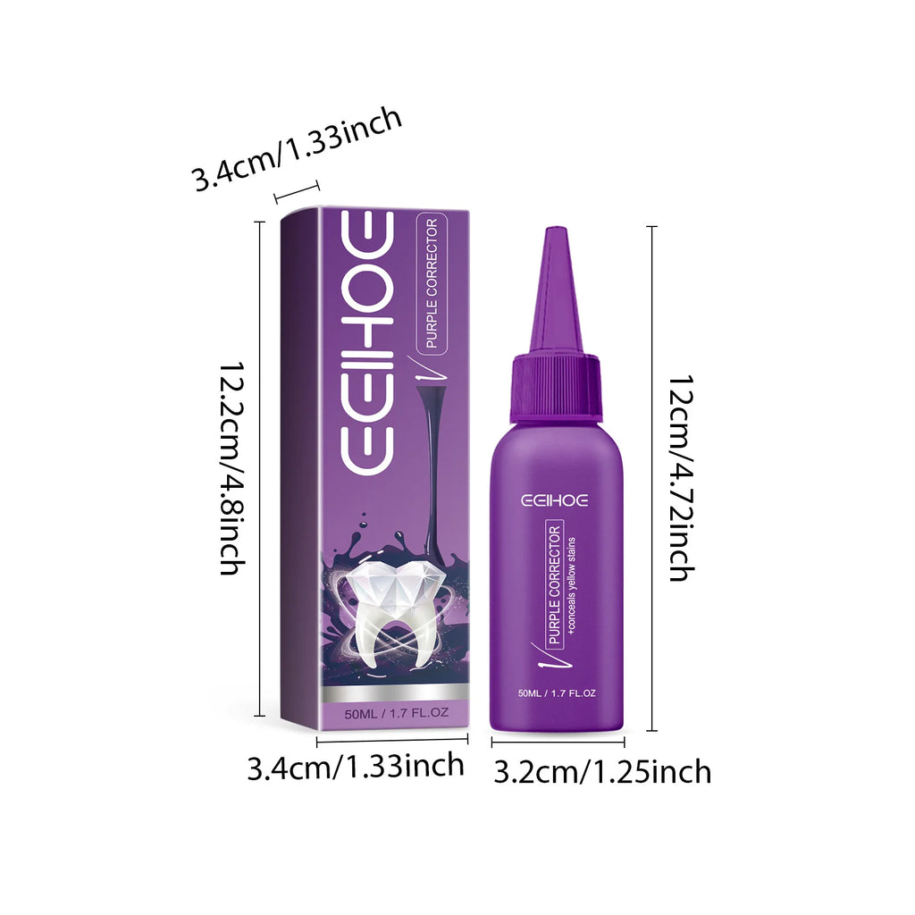 Purple Teeth Care Solution with 30g or 50g Single-Piece Options and Separate Multipack Labels for Label-Guided Adult Oral Care Product Selection